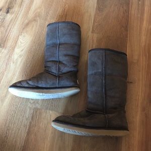 Tall Chocolate UGG Boots