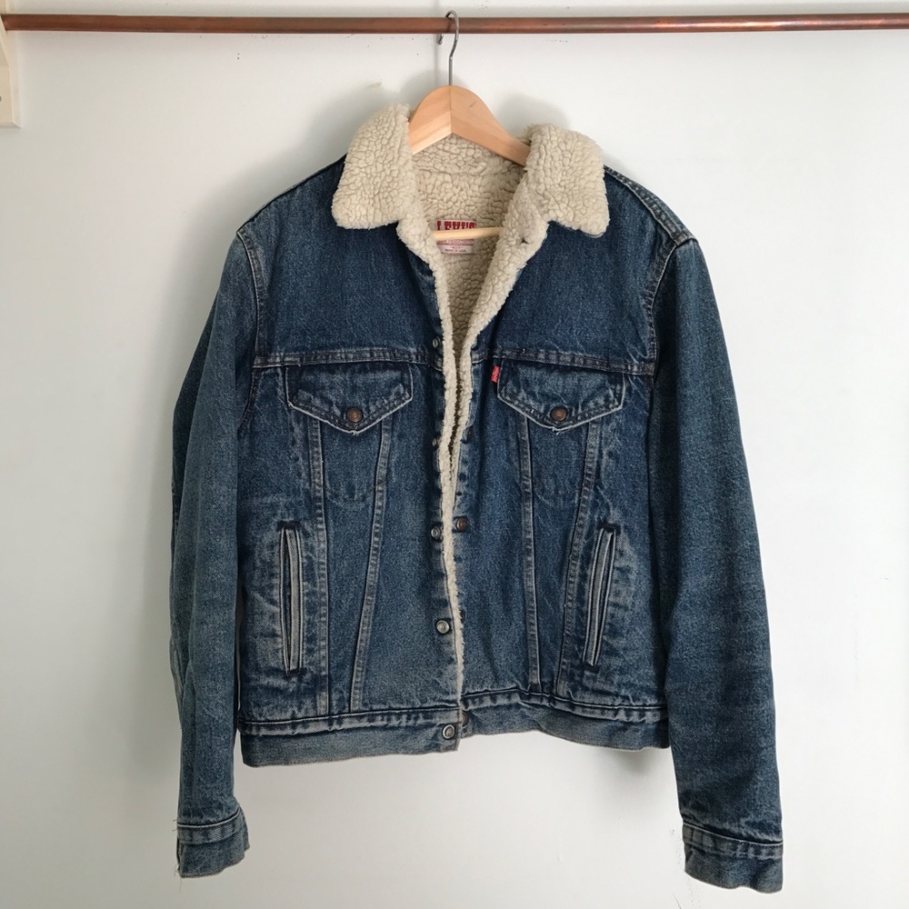 Vintage Levi's The Sherpa Trucker Jean Jacket