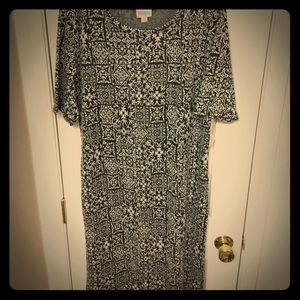 LuLaRoe Jacquard Julia Pencil Dress