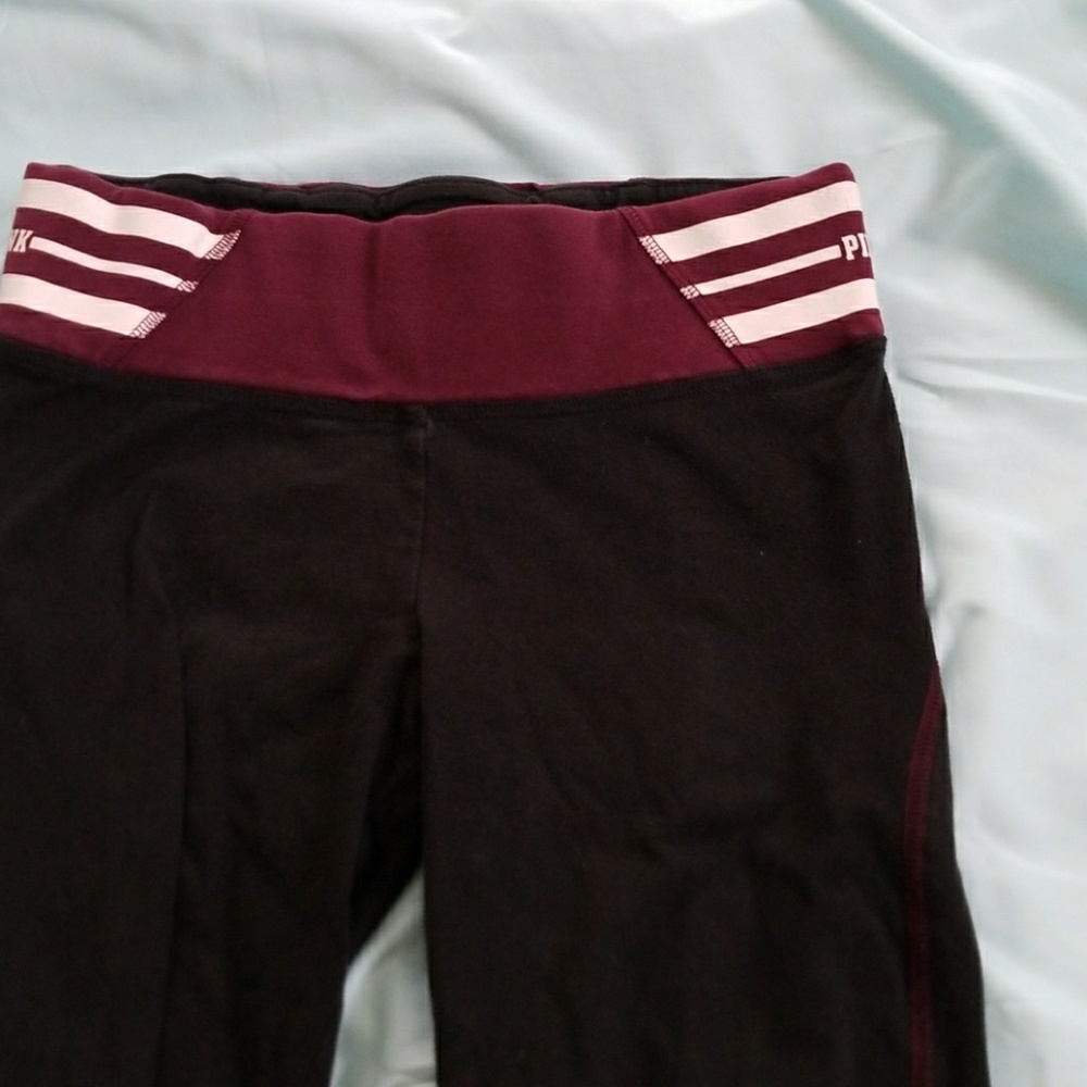 Pink yoga pants