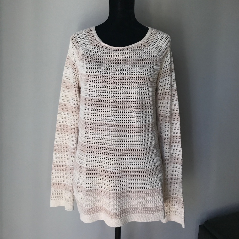 Open Knit Neutral Sweater