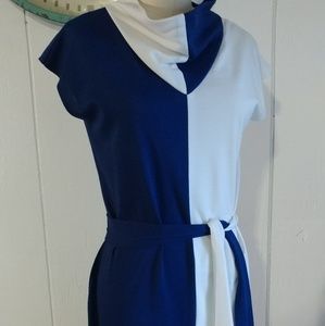 Vintage Mod Shift Go Go dress colorblocked Vintage Mod Shift Go Go dress colorblocked