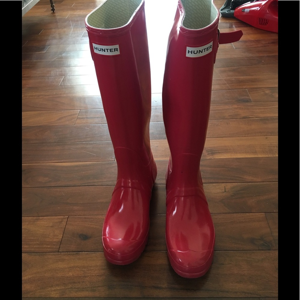 Pink Hunter Boots