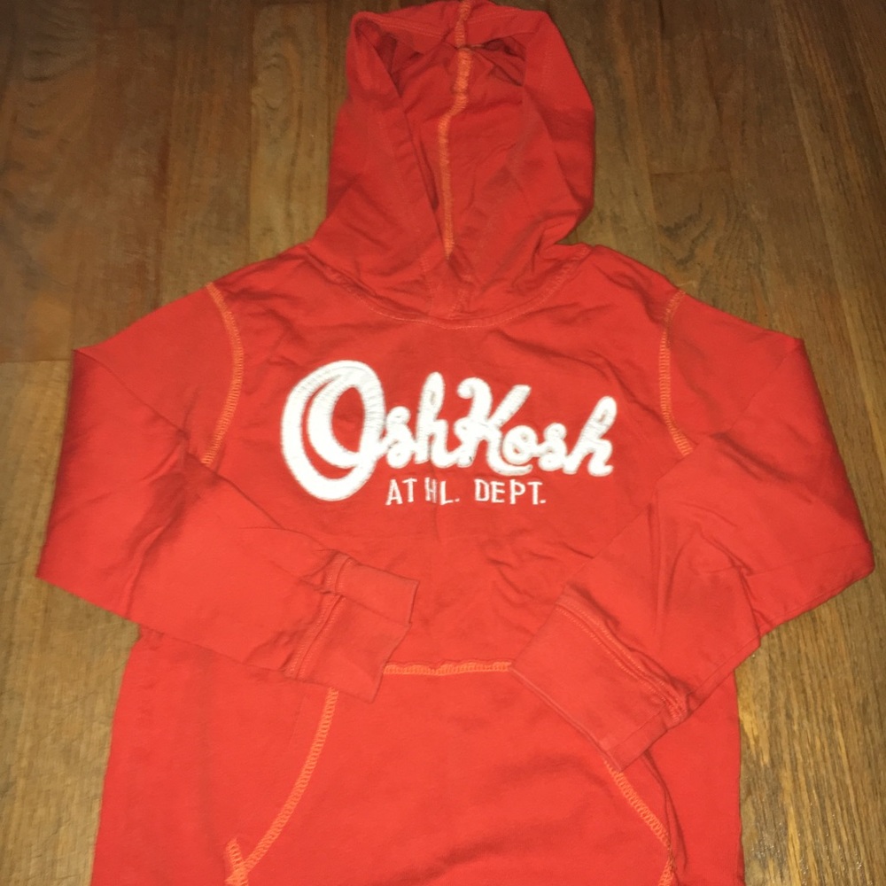 Size 7 Oshkosh boys hoodie shirt