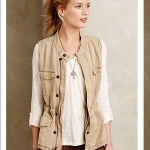 Anthropologie Sanctuary Khaki Vest