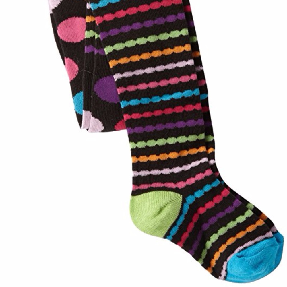 Jefferies Socks Little Girls' Dottin Stripe Tights