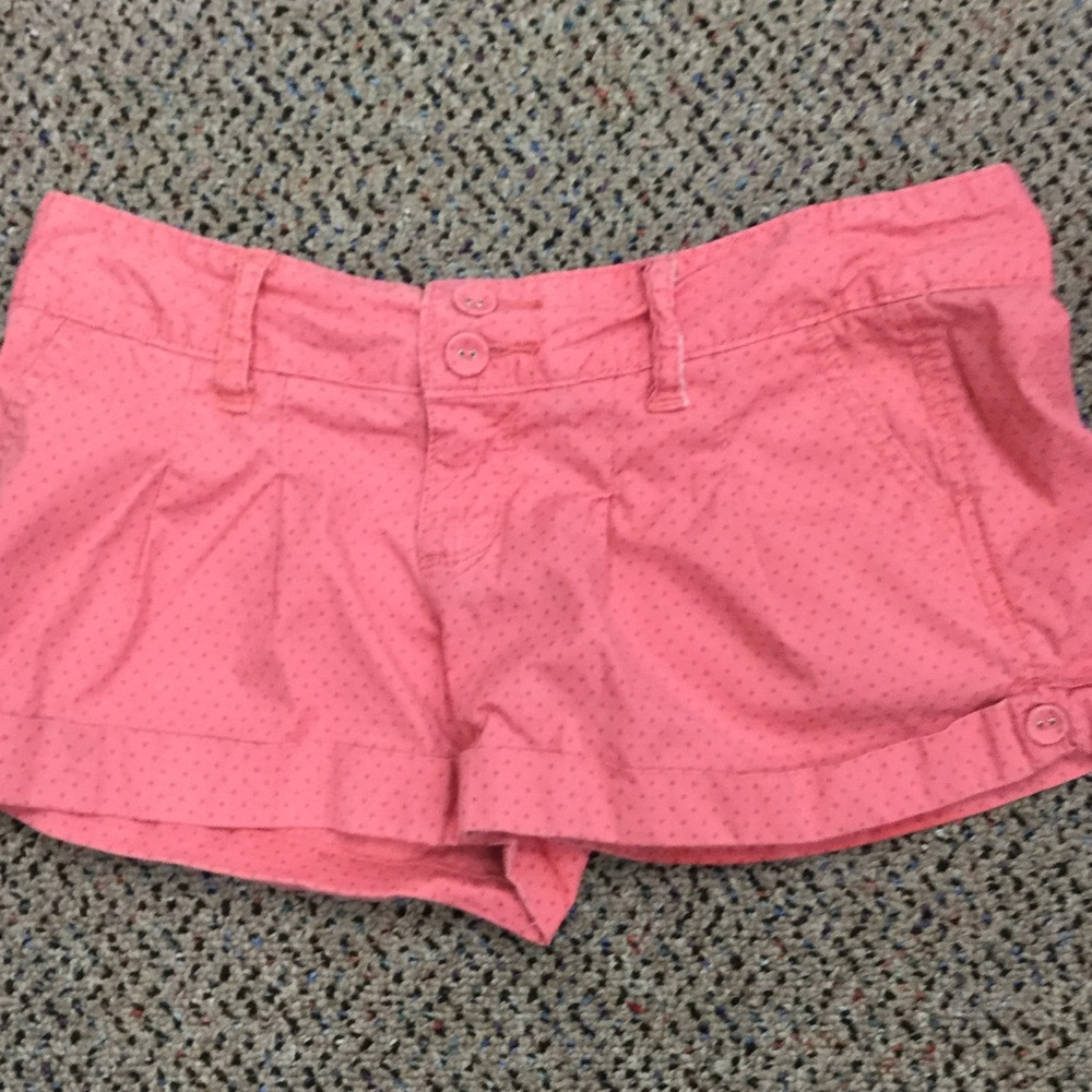 HOLLISTER CORAL SHORTS.
