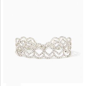 Brand new silver rhinestone bracelet