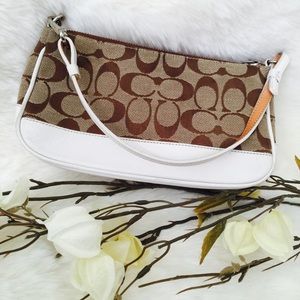 Coach Signature Monogram Wristlet Coach Signature Monogram Wristlet