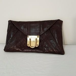 JOCASI London Brown Leather Clutch bag JOCASI London Brown Leather Clutch bag