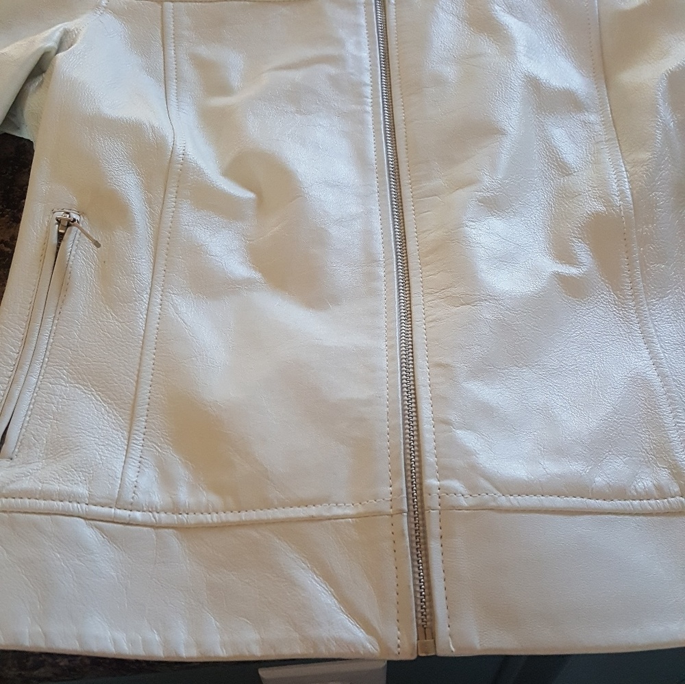 Crop Style Genuine Leather Jacket