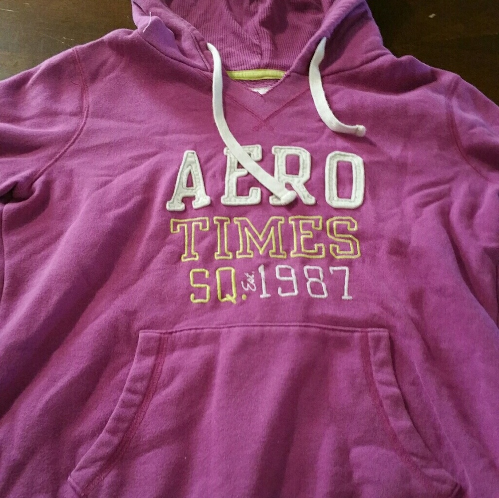 Aero hoodie purple large