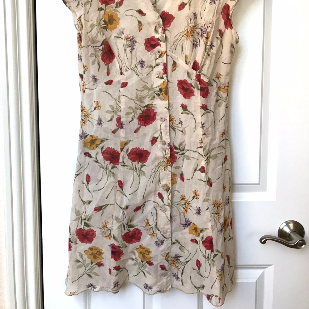 Vintage Tea-colored Dress - Picture 5 of 6