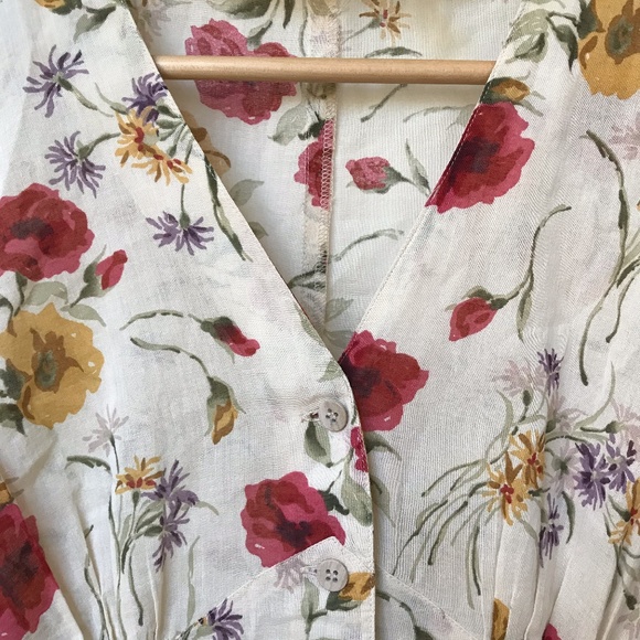 Vintage Tea-colored Dress - Picture 3 of 6