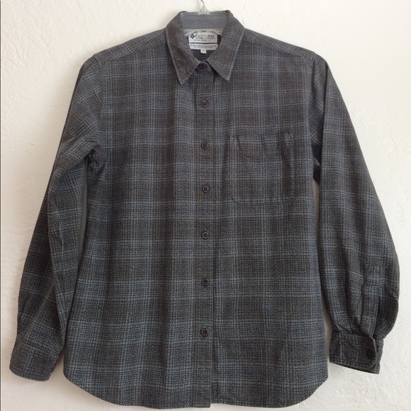 Columbia plaid heavy weight cotton shirt - Picture 2 of 6