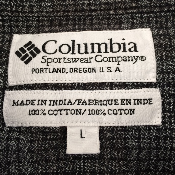 Columbia plaid heavy weight cotton shirt - Picture 5 of 6