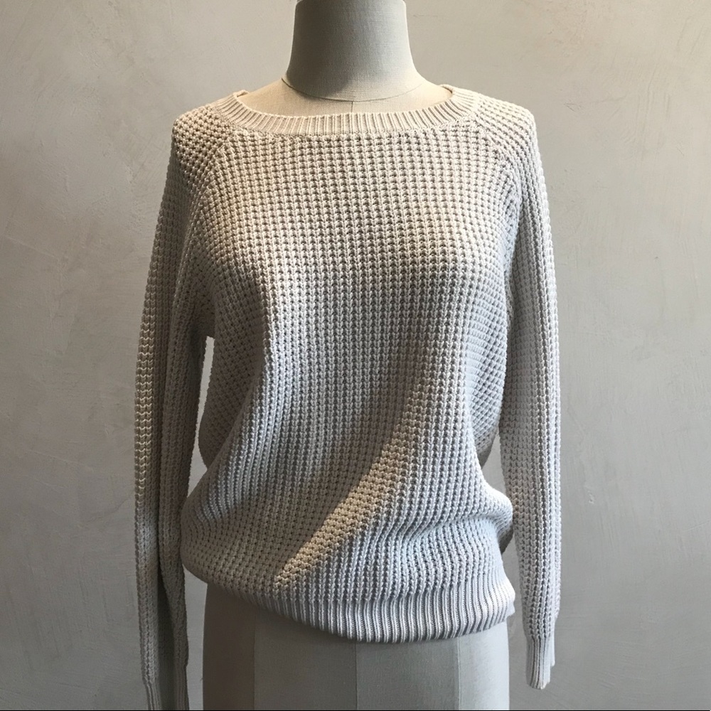 Cream sweater