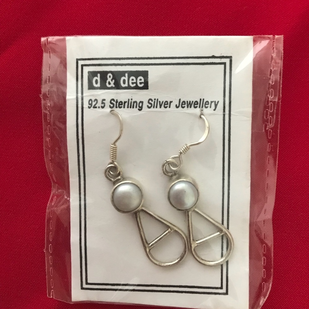 Silver earrings