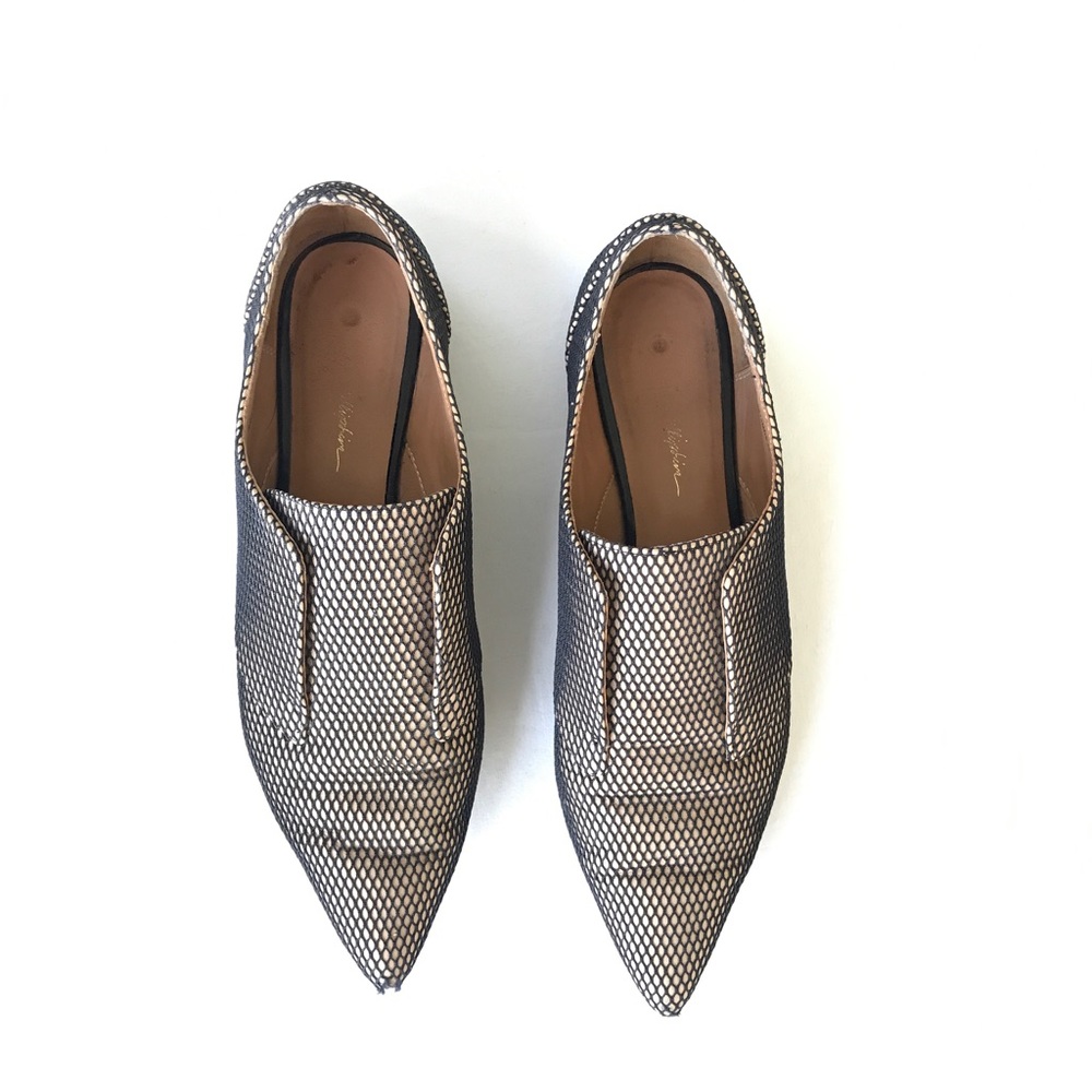 3.1 Phillip Lim Nancy Oxford shoes nude & black