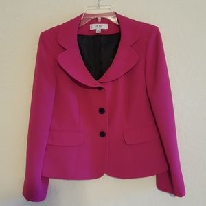 Women's pink formal coat jacket