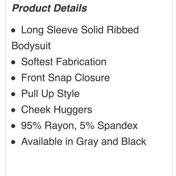 Last 1️⃣ Deep V Ribbed Bodysuit - Picture 6 of 6