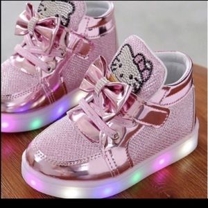 New hello kitty shoes light up glow up