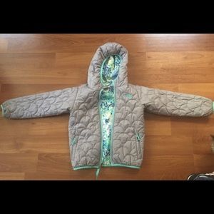 Girls reversible North Face Winter Jacket