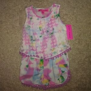 Betsey Johnson 2T romper NEW WITH TAG