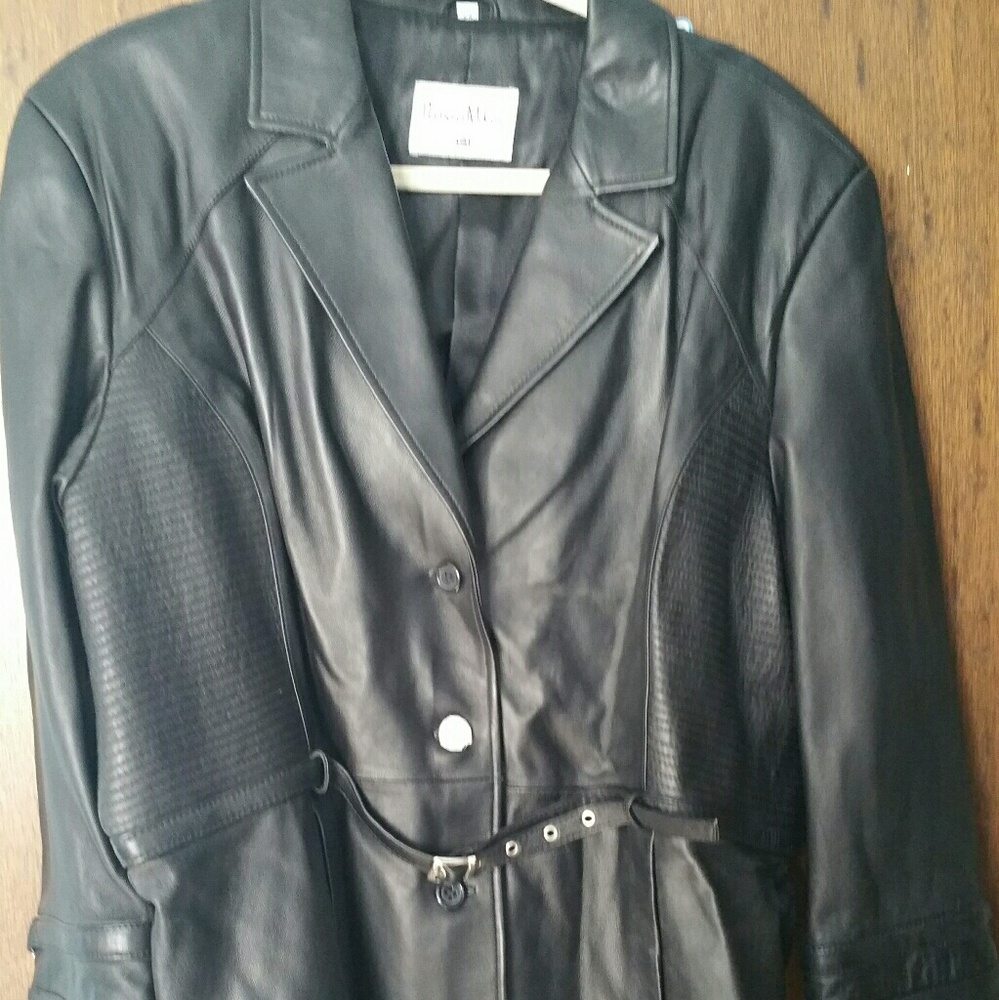 Lambskin leather jacket
