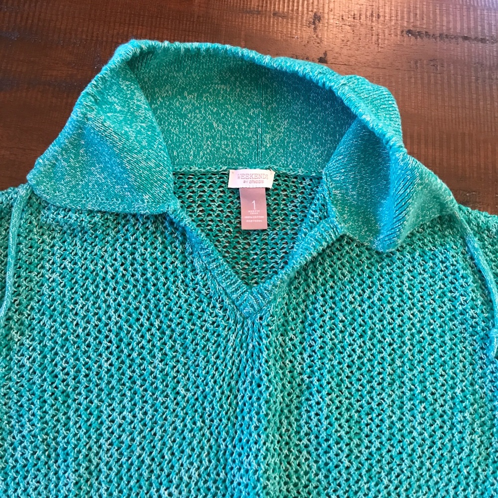 ‼️LAST DAY‼️ 🥳HP!🥳 Chico’s Weekends Sweater - Picture 6 of 7