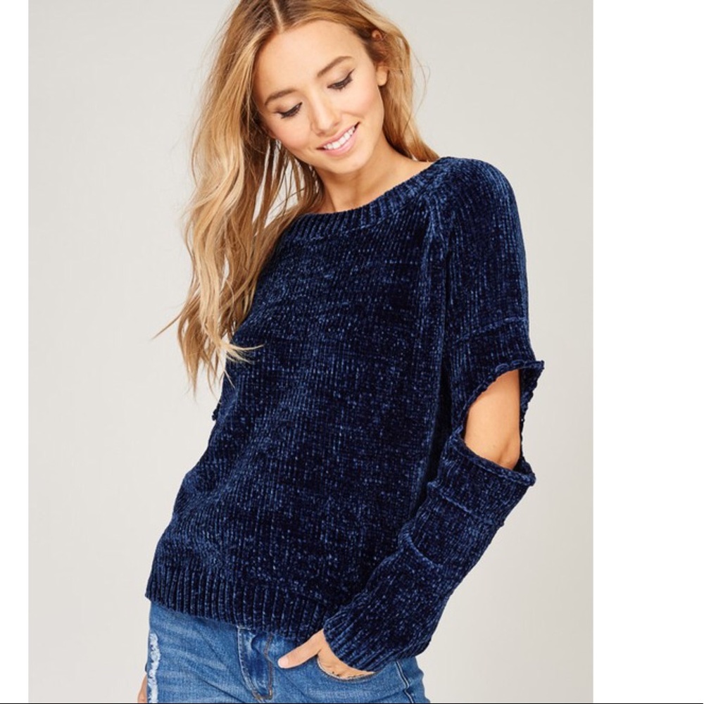 Last 1️⃣ Chenille Velvet Yarn Pullover - Picture 2 of 5