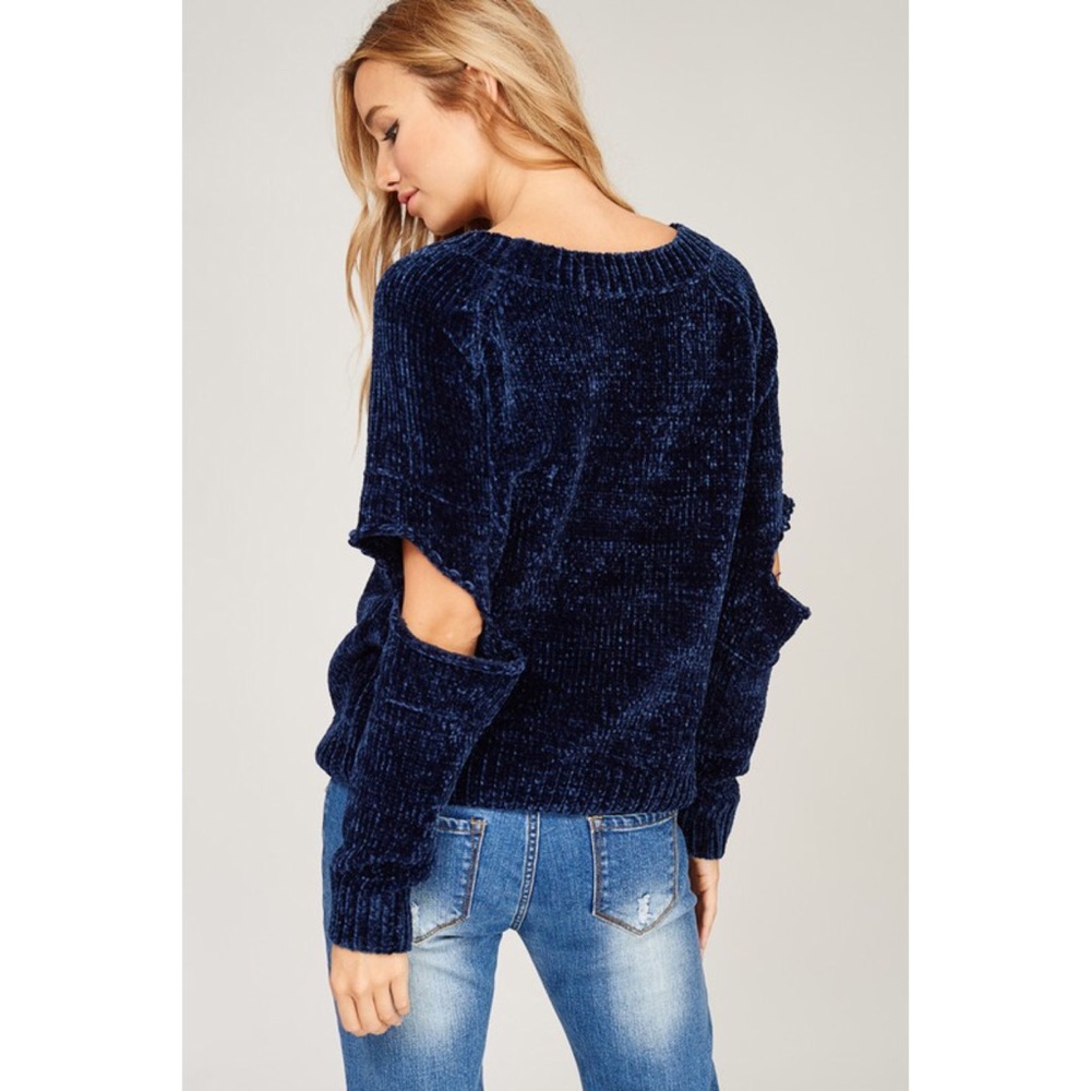 Last 1️⃣ Chenille Velvet Yarn Pullover - Picture 3 of 5