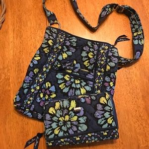 Vera Bradley crossbody bag with wallet