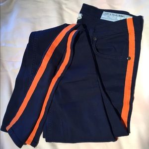 RAG & BONE NAVY/ ORANE TUXEDO JEANS