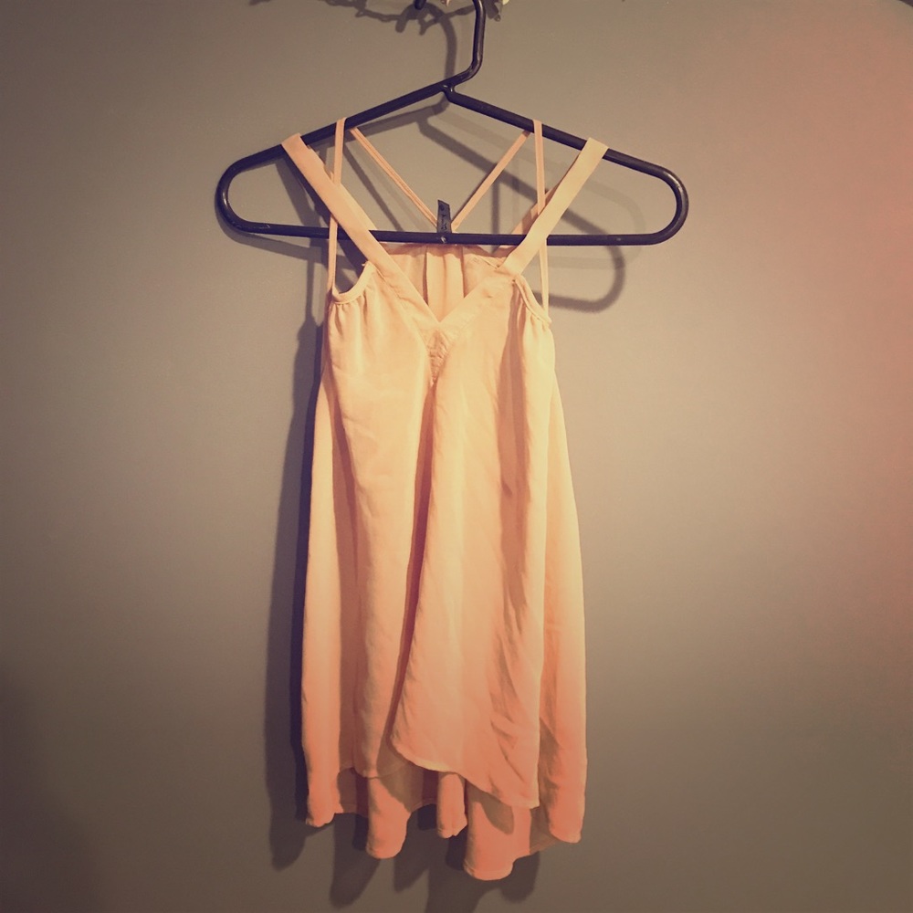 Strappy pink/coral tank ❤️