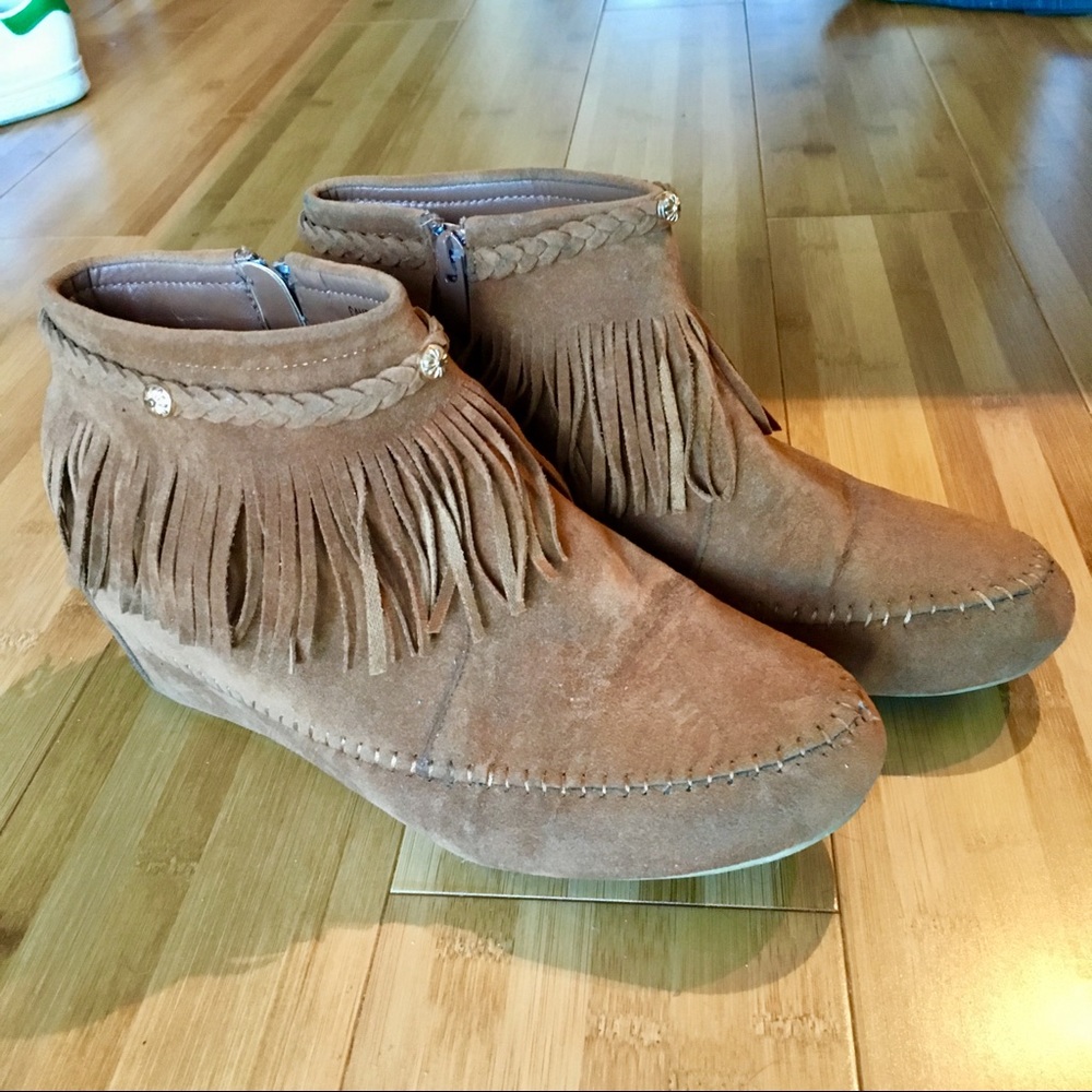 Fringe Moccasin Bootie