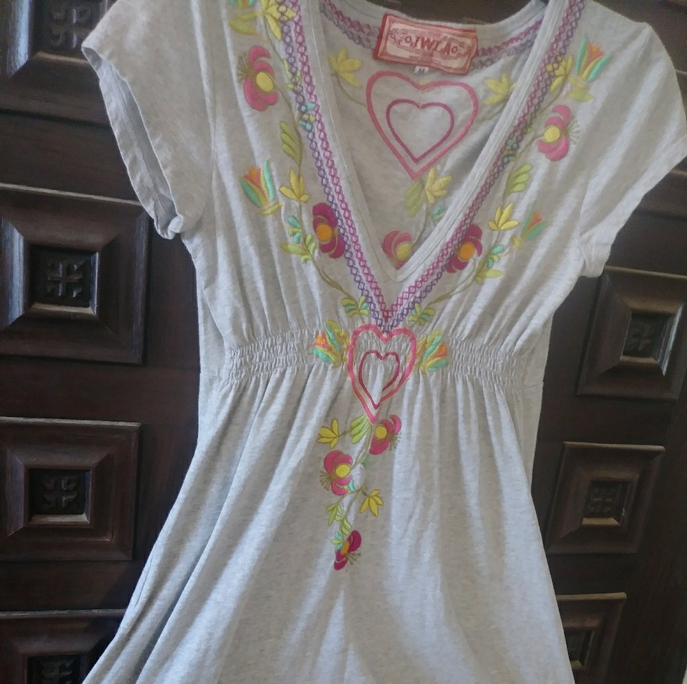 Johnny Was Embroidered Dress