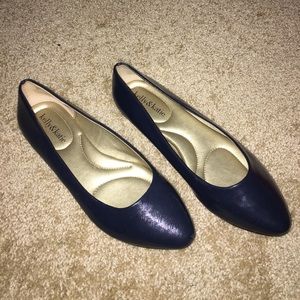 Navy Blue Dress Flats