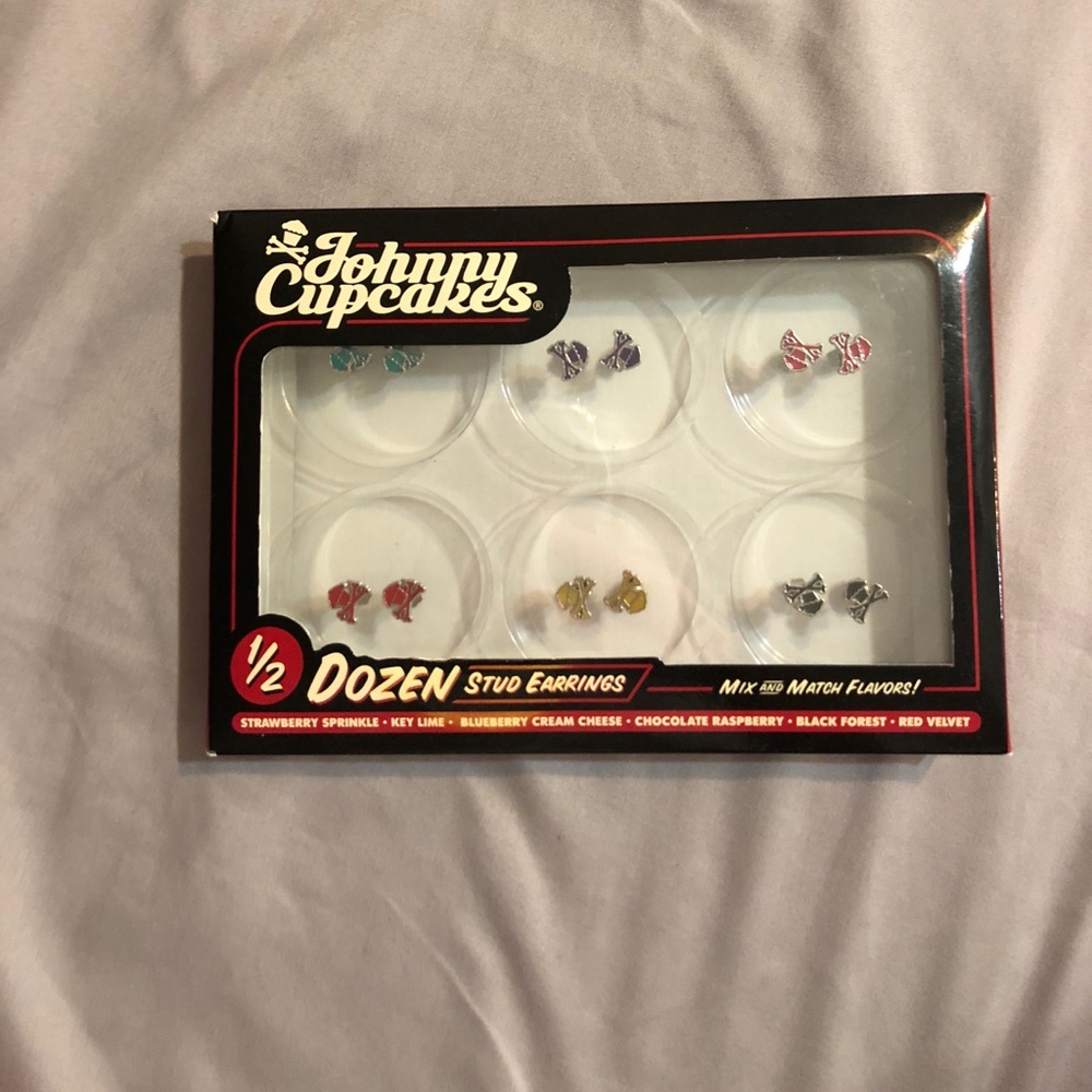Johnny cupcakes stud earrings