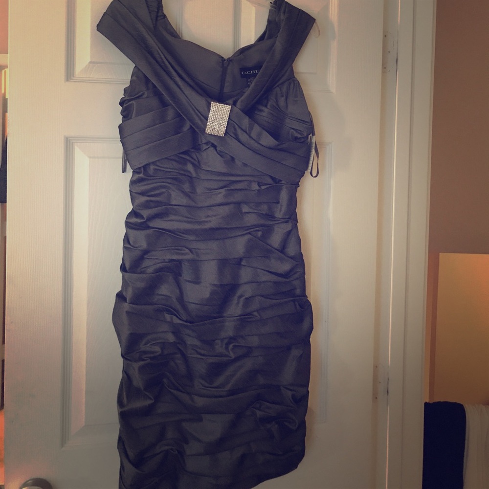 Cachet Silver tone Dress