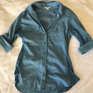 JAMES PERSE Classic button up shirt-light blue-3