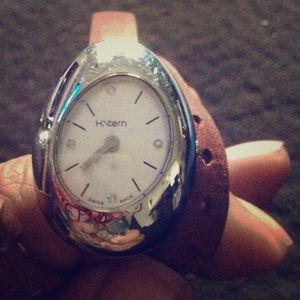 Ladies stainless steel H.Stern Golden Stones watch