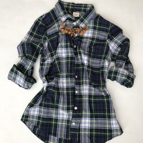 SOLD J. Crew Perfect Shirt - medium - Picture 5 of 7