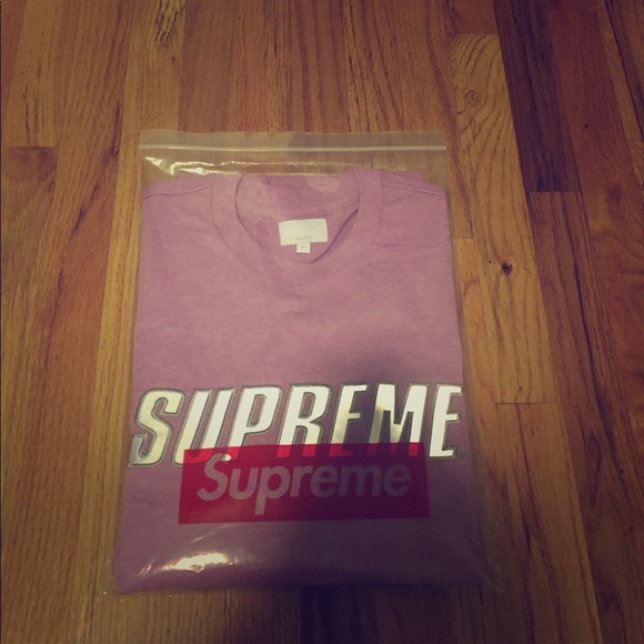 Supreme Metalic L/S Top Magenta