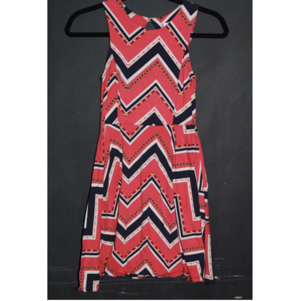 Pink and navy dress! Brand new never worn!