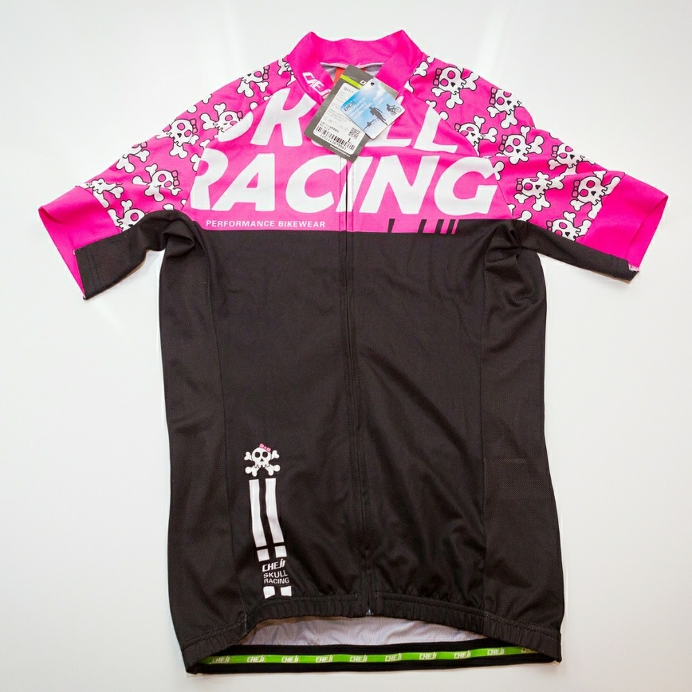 CHEJI Women's Skull Racing Bicycle Cycling Jersey