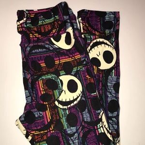 Lularoe Jack Skellington Leggings OS