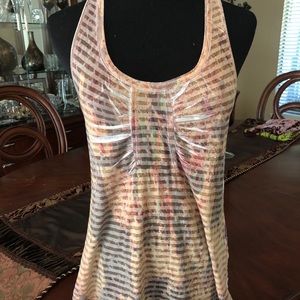 Free People racer back tank top.size xs