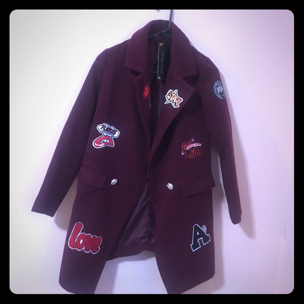 Beautiful patch pea coat