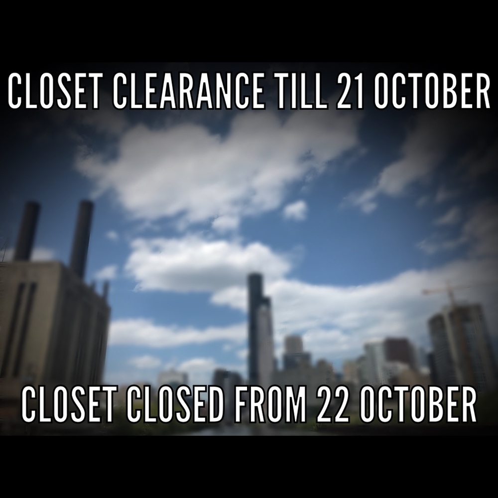 CLOSET CLEARANCE
